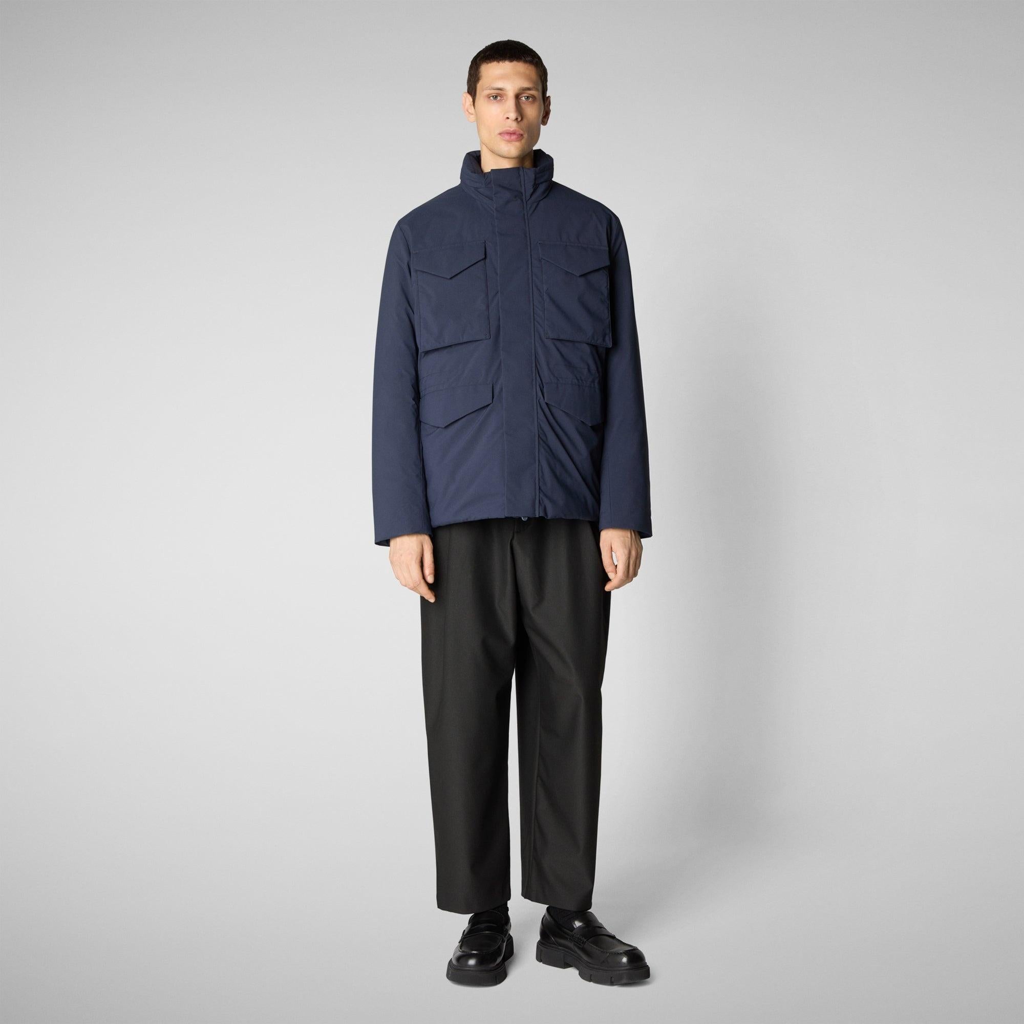 Men's jacket in recycled polyester