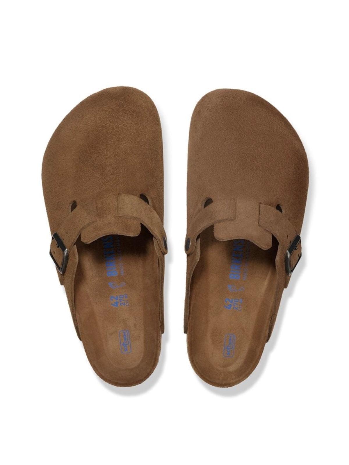 Sandalo Boston in pelle scamosciata 1030861BOSTON DARKTEA BIRKENSTOCK