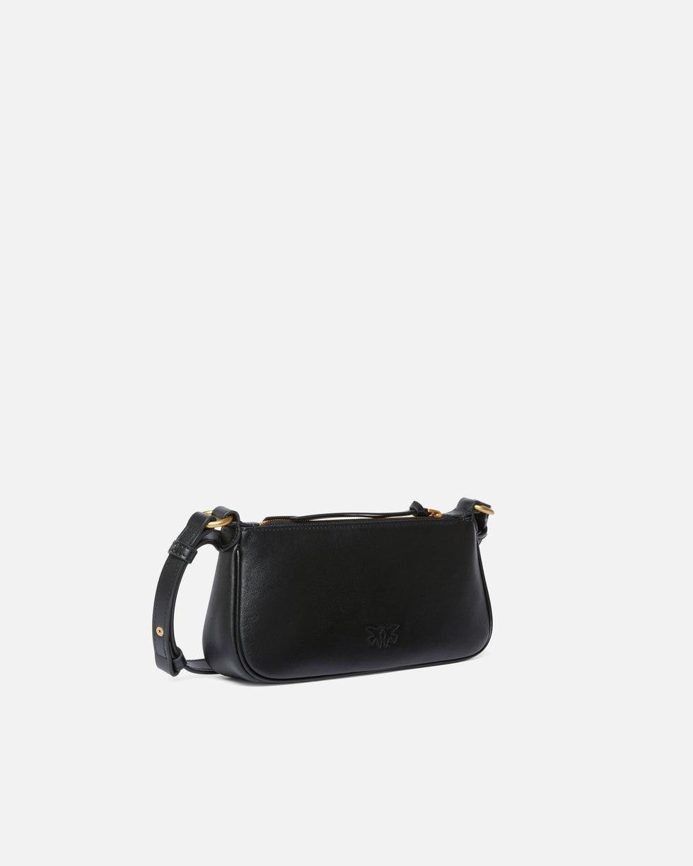Borsa a tracolla Mini Half Moon in pelle<BR/> 105069A0QO Z99Q PINKO