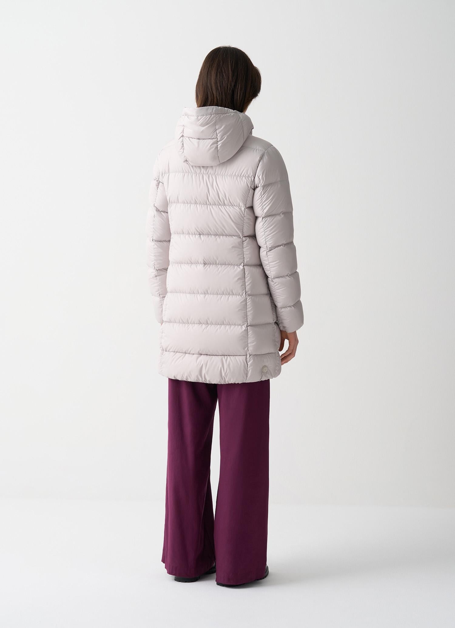 Piumino lungo opaco con cappuccio 2243E 06 COLMAR