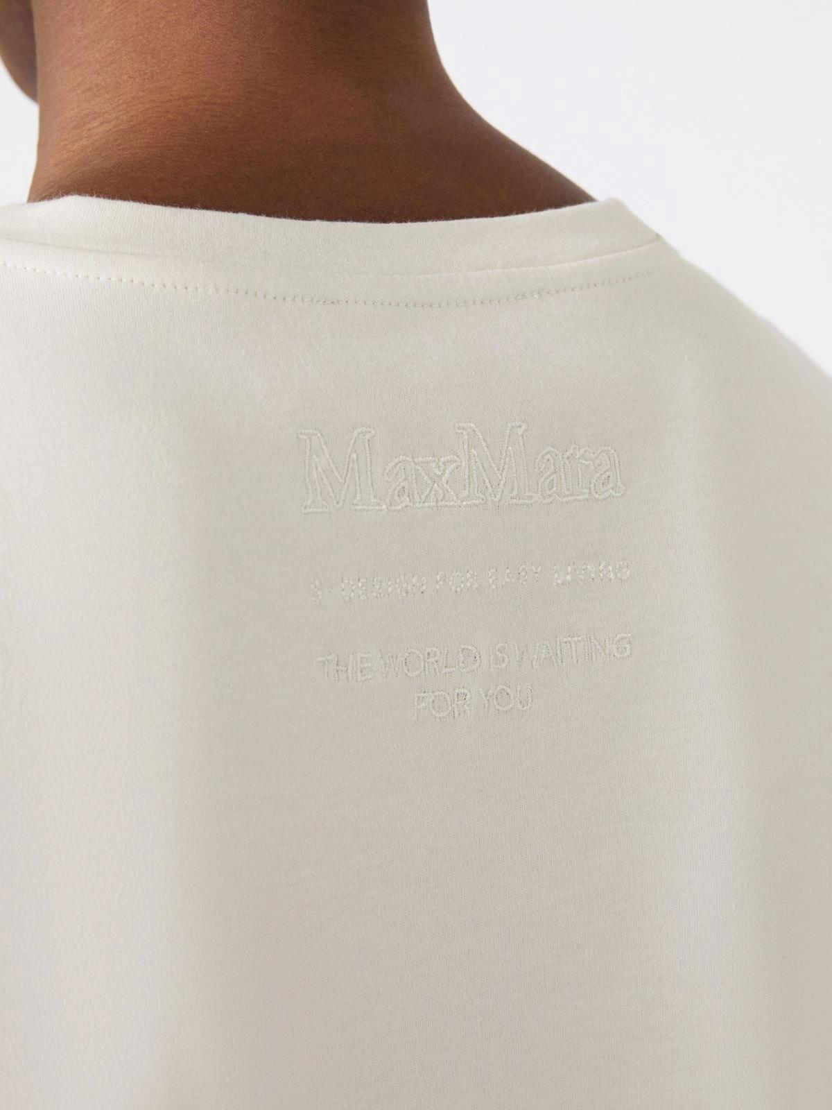SMMBELLA<BR/>T-shirt in jersey con ricamo SMMBELLA 001 S MAX MARA