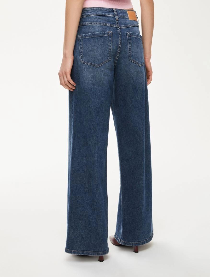Jeans wide leg in cotone NINAPOWER 001 IBLUES