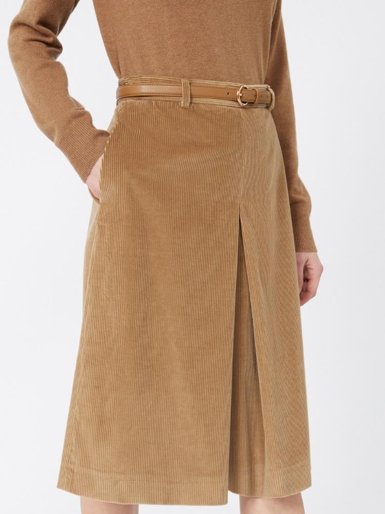 Gonna pantalone in velluto<BR/> FRAGORE 033 MAX MARA STUDIO