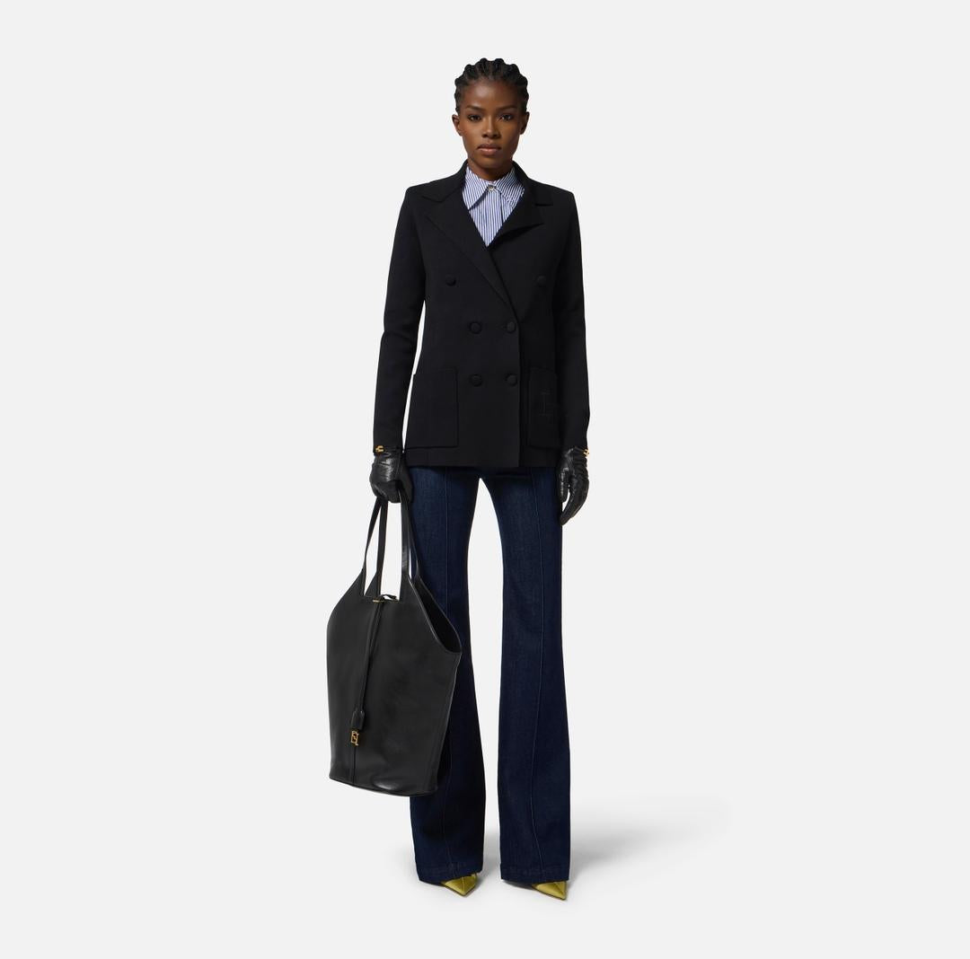 Giacca in maglia con ricamo MK52S57E2 110 ELISABETTA FRANCHI