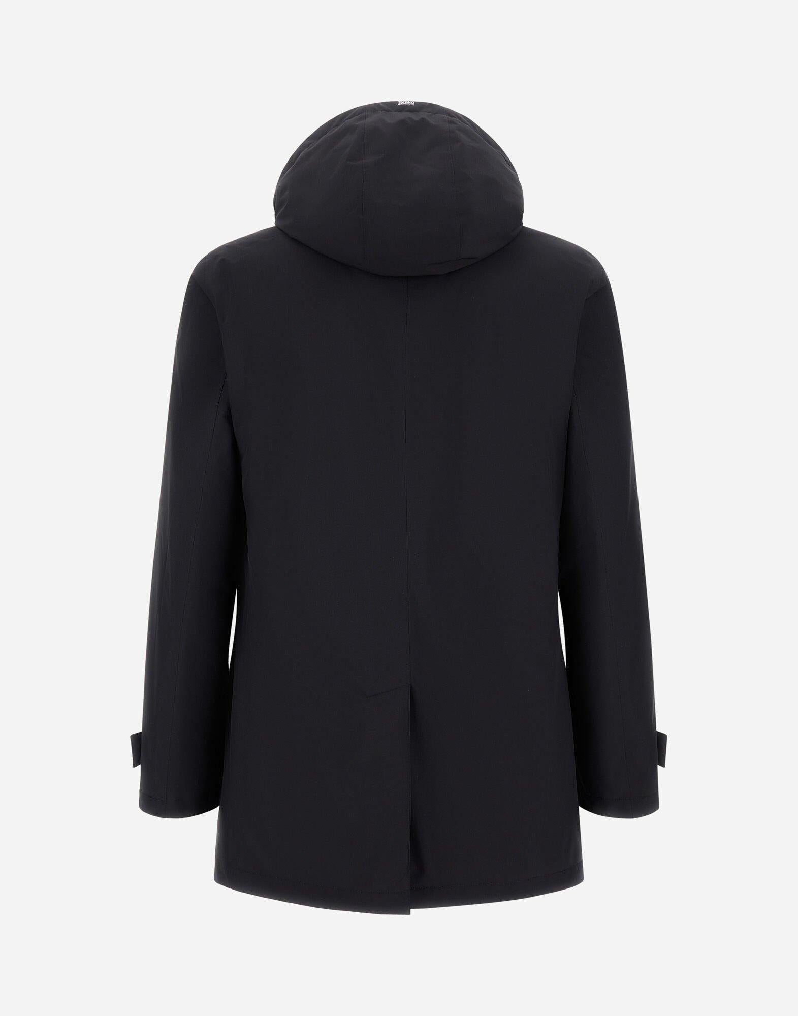 PARKA LUNGO IN ANTIVENTO A 2 STRATI PI001242U12840 9300 HERNO