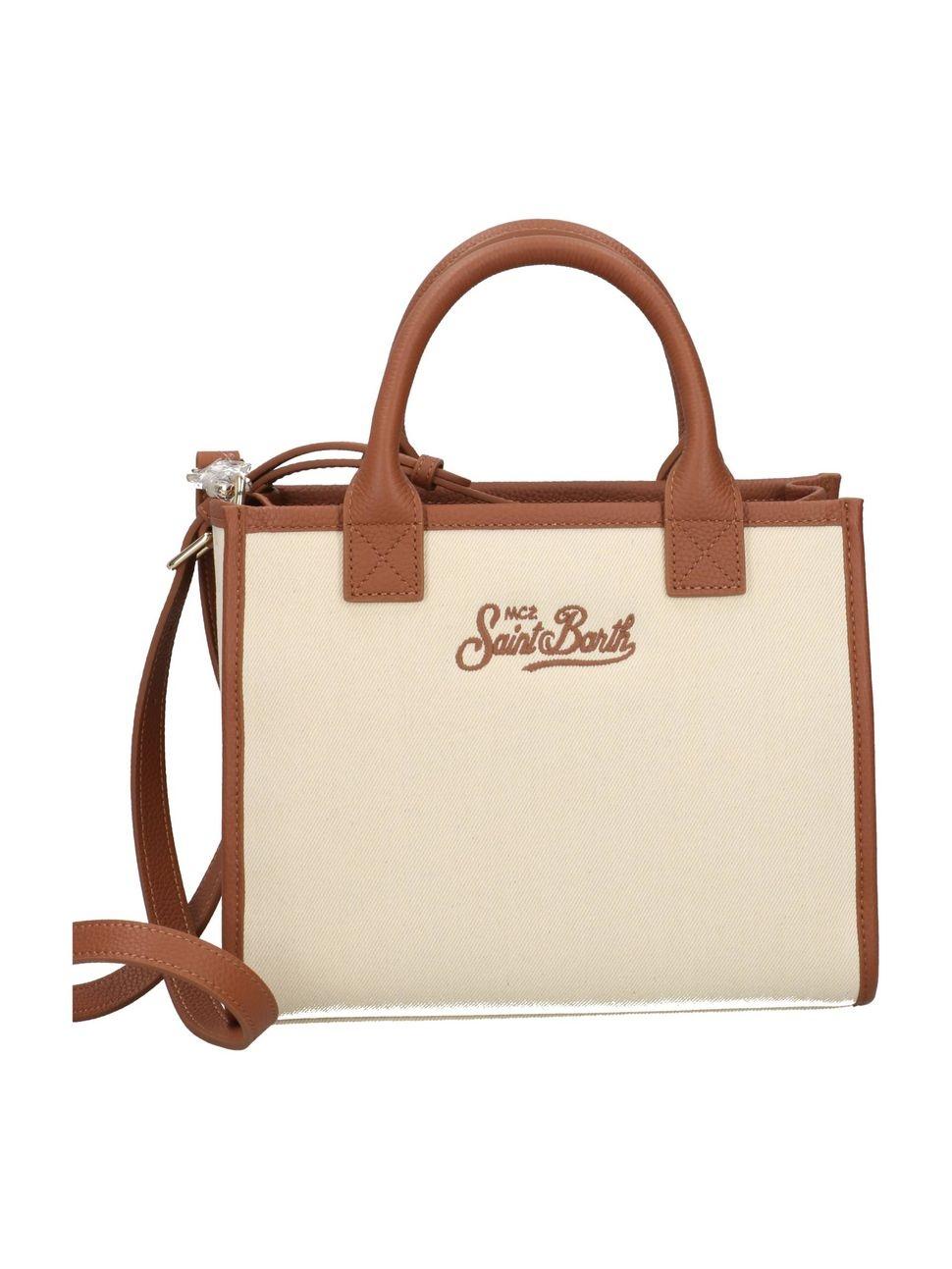 Borsa MC2 Saint Barth in tessuto e pelle VANMD001 01517L MC2 SAINT BARTH