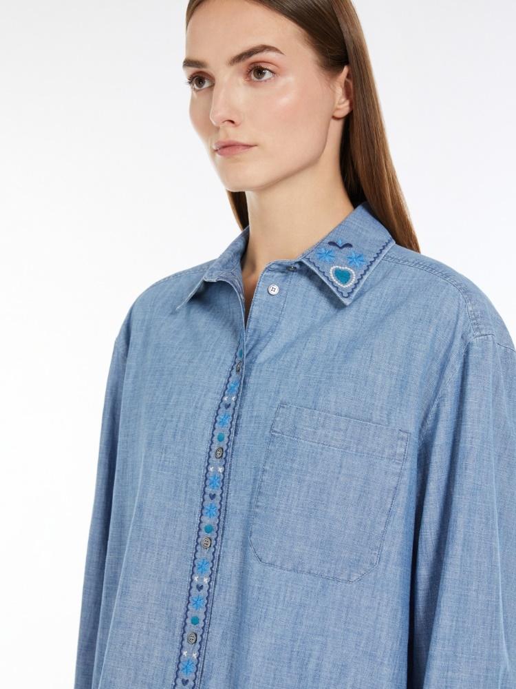 Camicia donna in chambray di cotone MUSETTE 003 WEEKEND