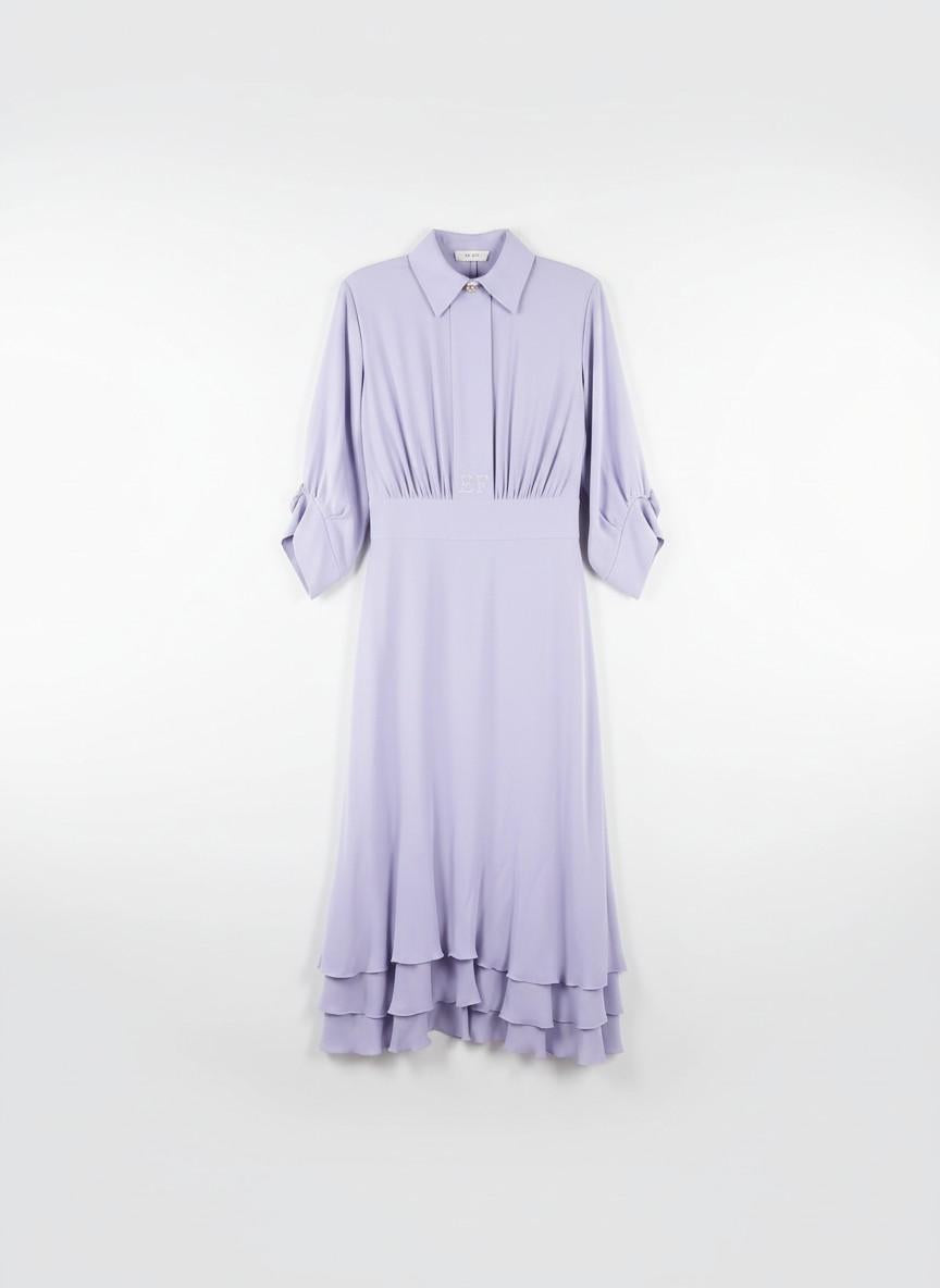 Abito in georgette di viscosa AB92361E2 EV7 ELISABETTA FRANCHI