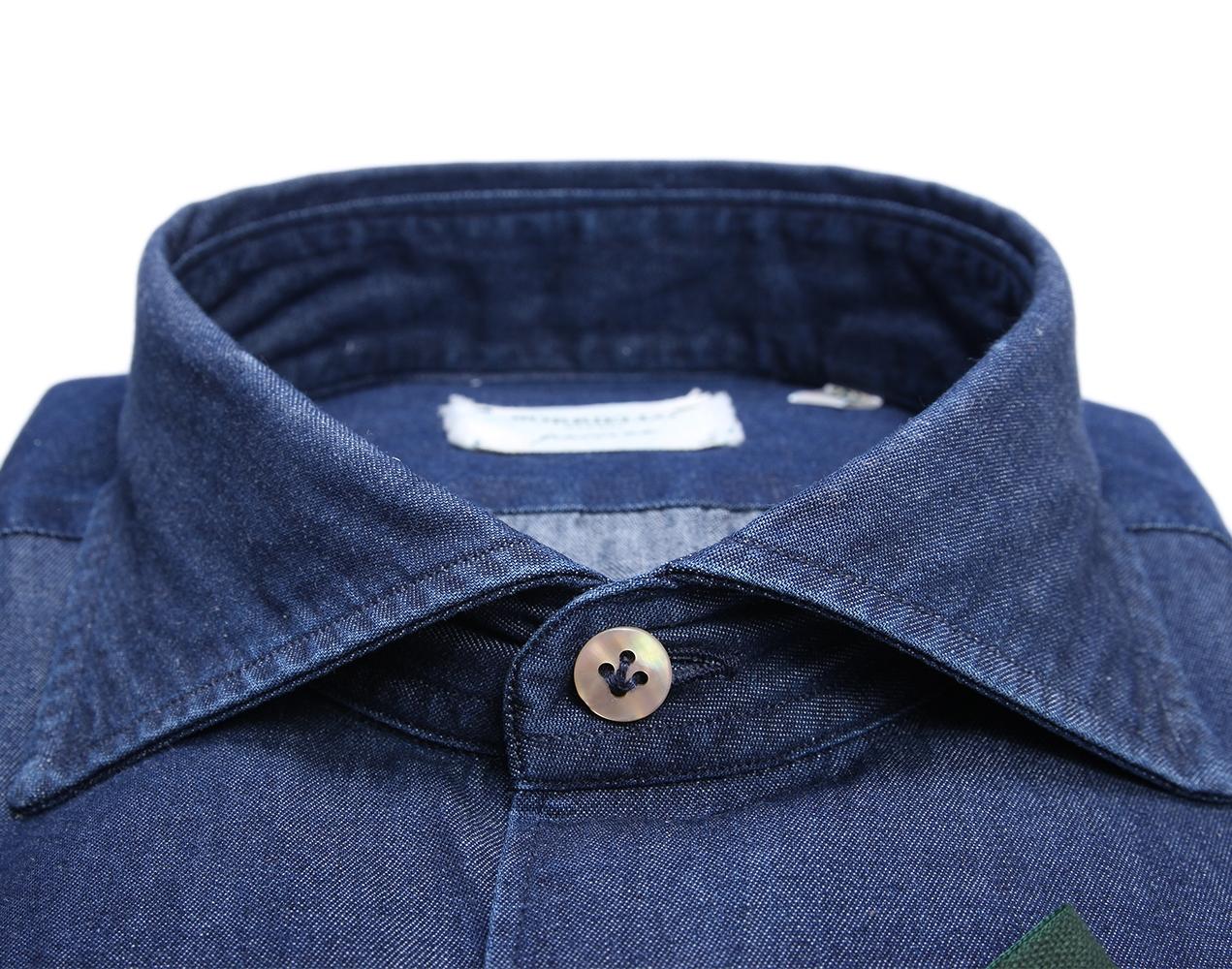 Camicia denim<BR/> 9095MARECHIAROIDRO 1 BORRIELLO