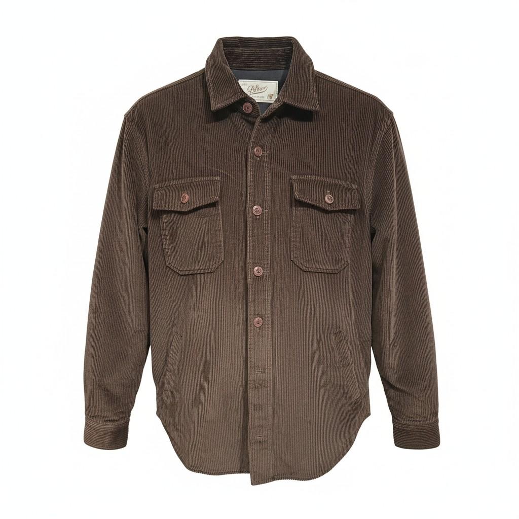 Overschirt in fustagno Bl'Ker HUNTERVELVET BROWN BL'KER