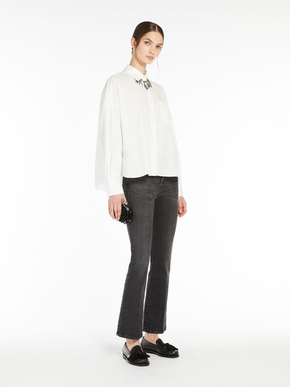 Camicia in popeline di cotone AUREO 001 WEEKEND