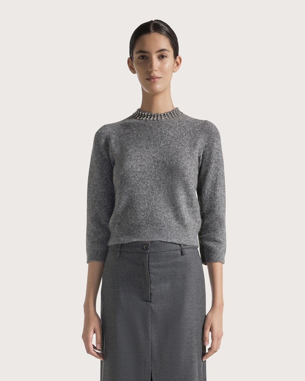 Girocollo in lana e baby alpaca MT3819910723 913 SEVENTY