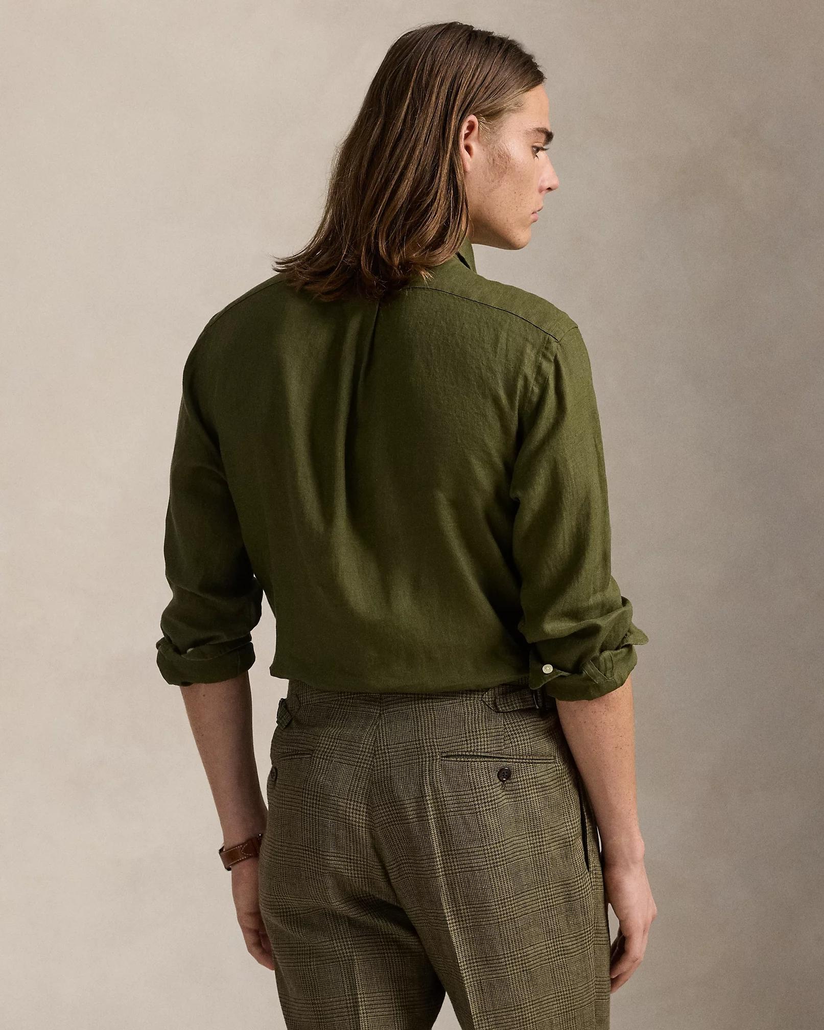 Camicia in lino Slim-Fit 710968915 006 RALPH LAUREN