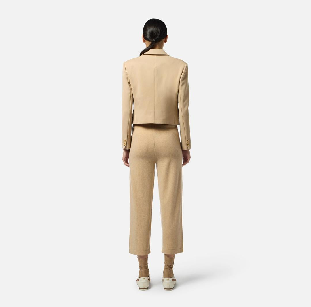 Pantaloni in misto cachemire con coulisse KP70S57E2 EN1 ELISABETTA FRANCHI