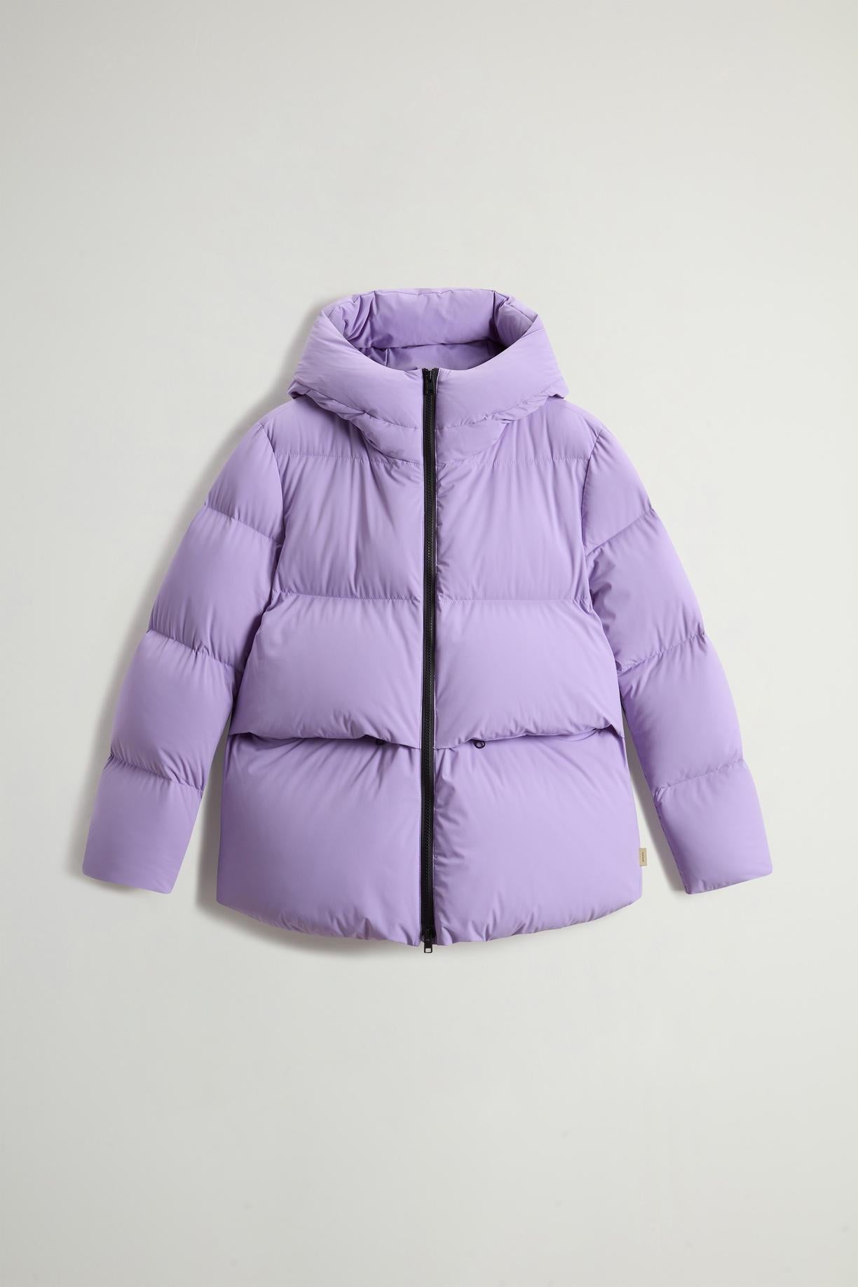 Piumino Cloud in nylon elasticizzato con finitura opaca<BR/> CFWWOU2036FRUT3107 31178 WOOLRICH