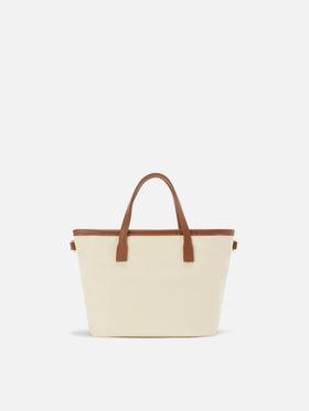 Borsa City mini in nylon bianca<BR/> CB0005 01818L MC2 SAINT BARTH