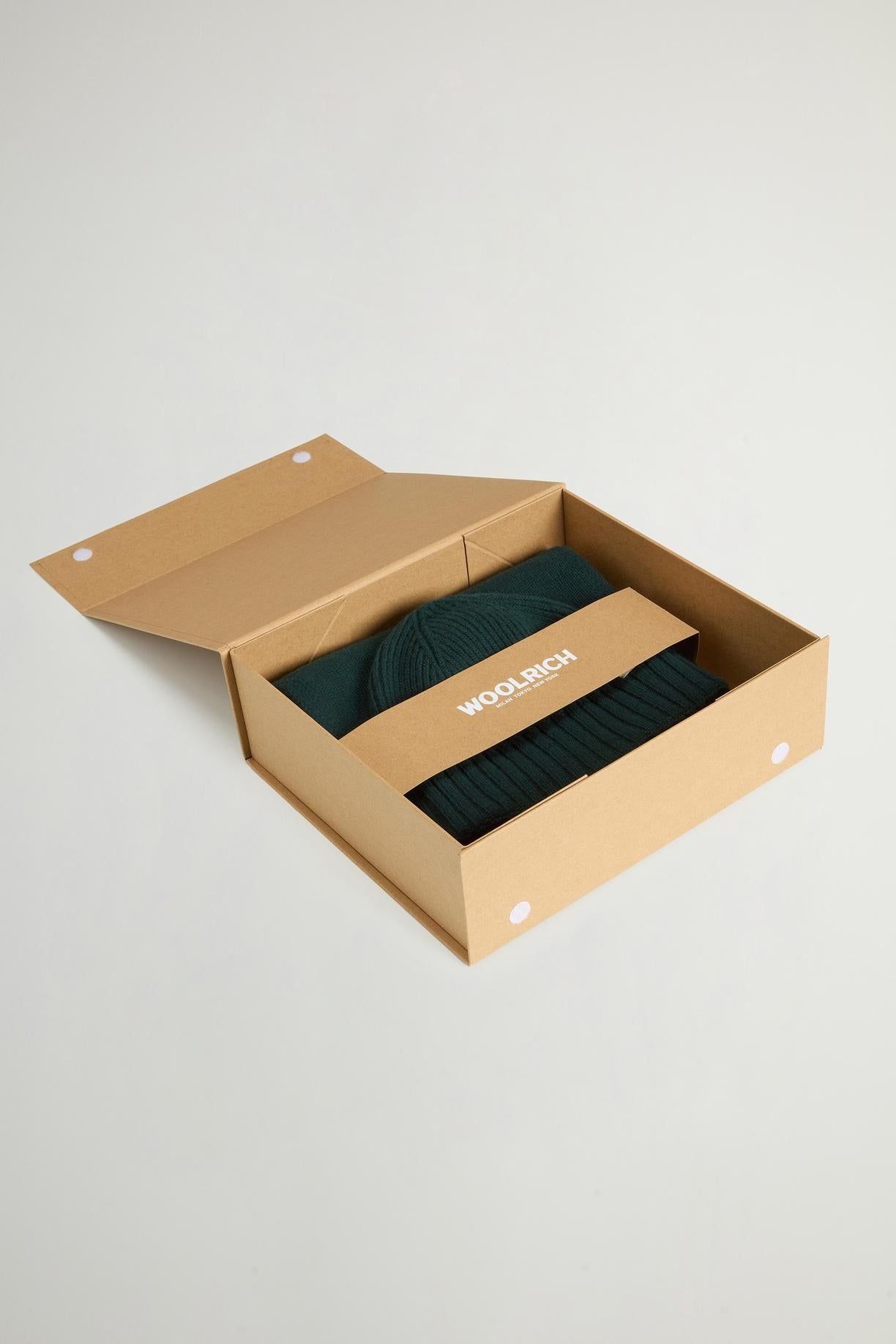 Set regalo con berretto e sciarpa in misto lana<BR/> CFWOAC2034MRUF0659 6518 WOOLRICH