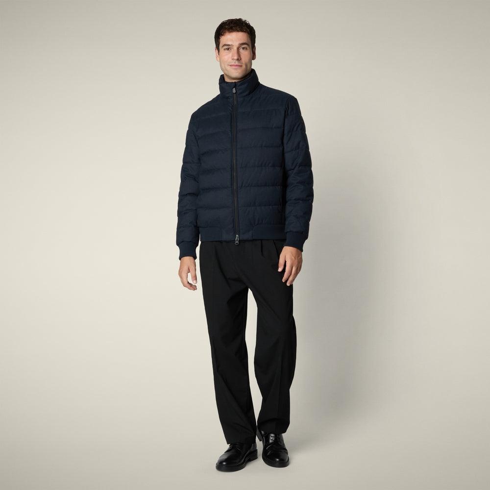 Piumino uomo animal free mod. Herbie blu navy mélange<BR/> D32420M 90033 SAVE THE DUCK