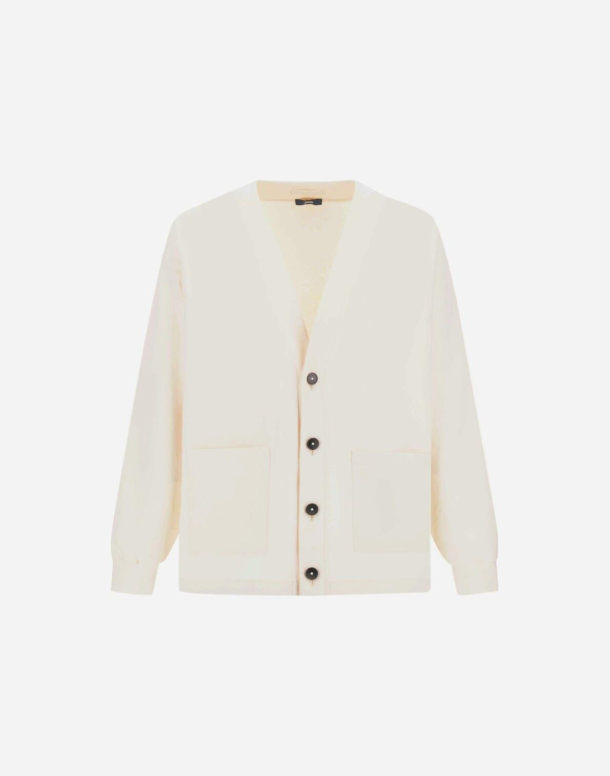 CARDIGAN IN FRESH CRINKLED WOVEN<BR/> GA000211U12879 1200 HERNO
