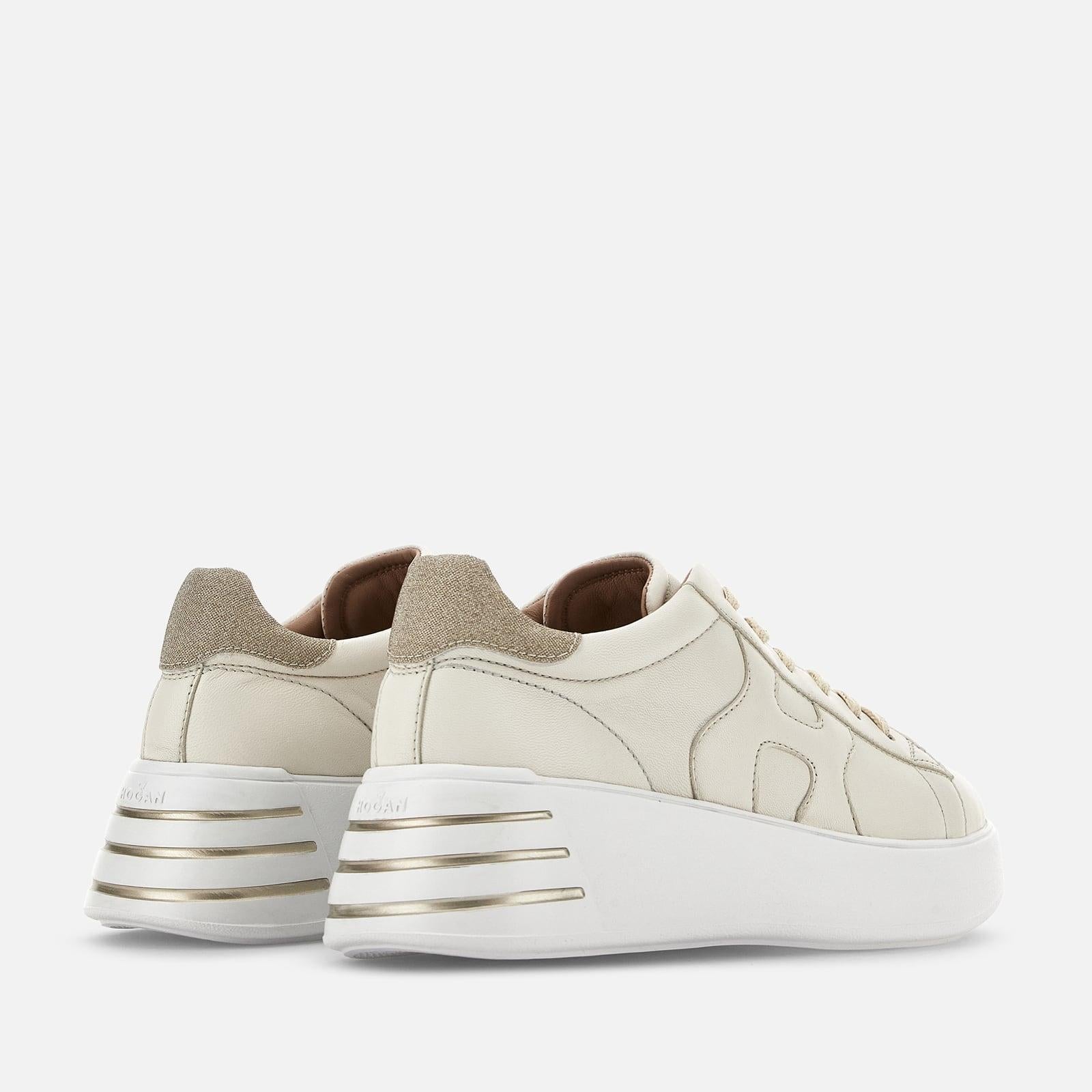 Sneakers Hogan Rebel<BR/>Avorio Oro HXW5640DN61RCB. 367T HOGAN