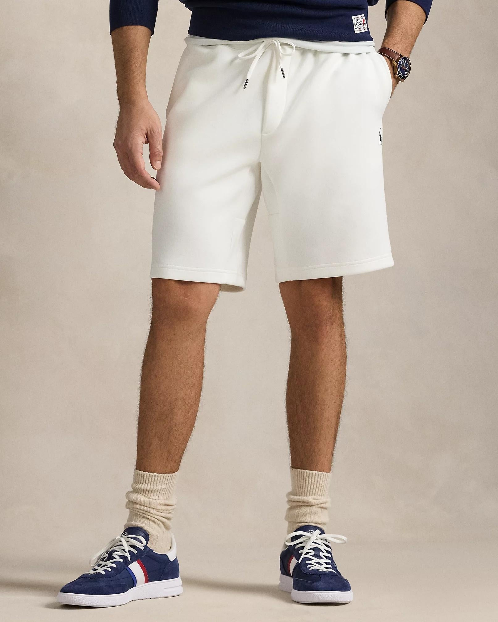 Short in misto cotone a maglia doppia <BR/> 710881520 007 RALPH LAUREN