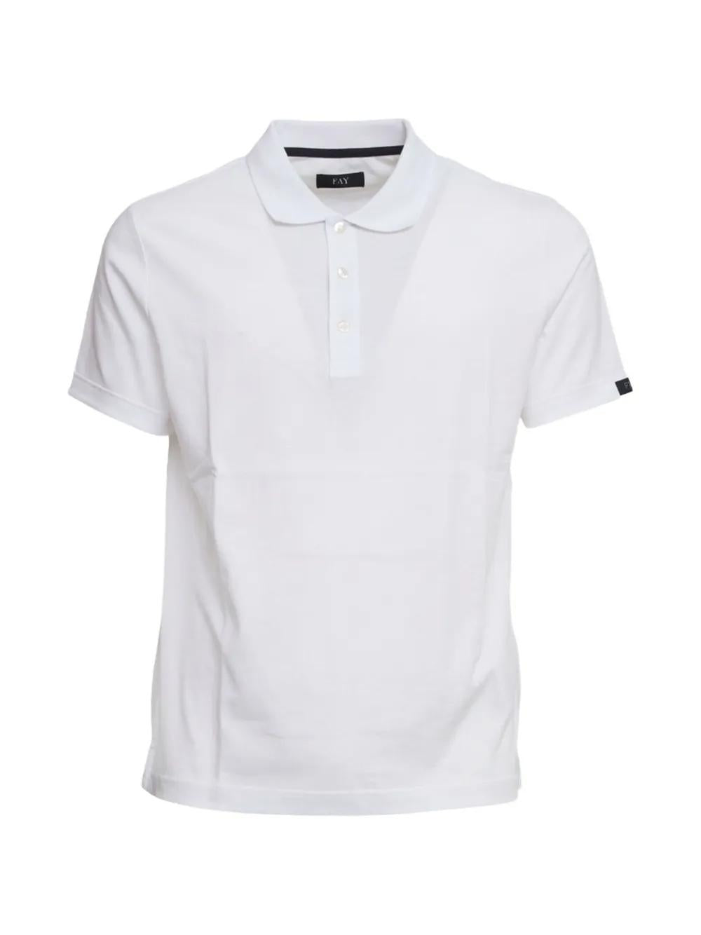 Polo In Jersey Di Cotone<BR/> NPMB2521340UCX B001 FAY