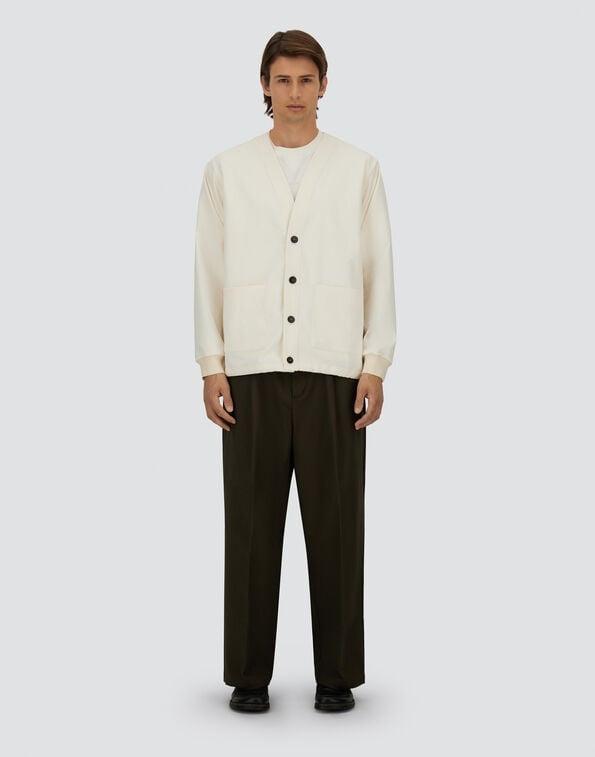 CARDIGAN IN FRESH CRINKLED WOVEN<BR/> GA000211U12879 1200 HERNO