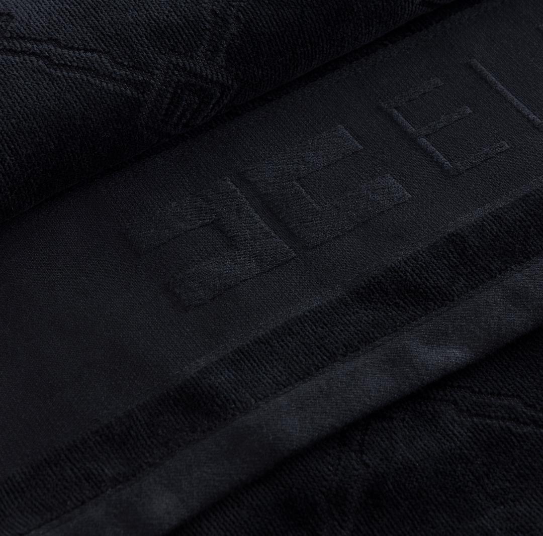 Telo mare in spugna jacquard con logo