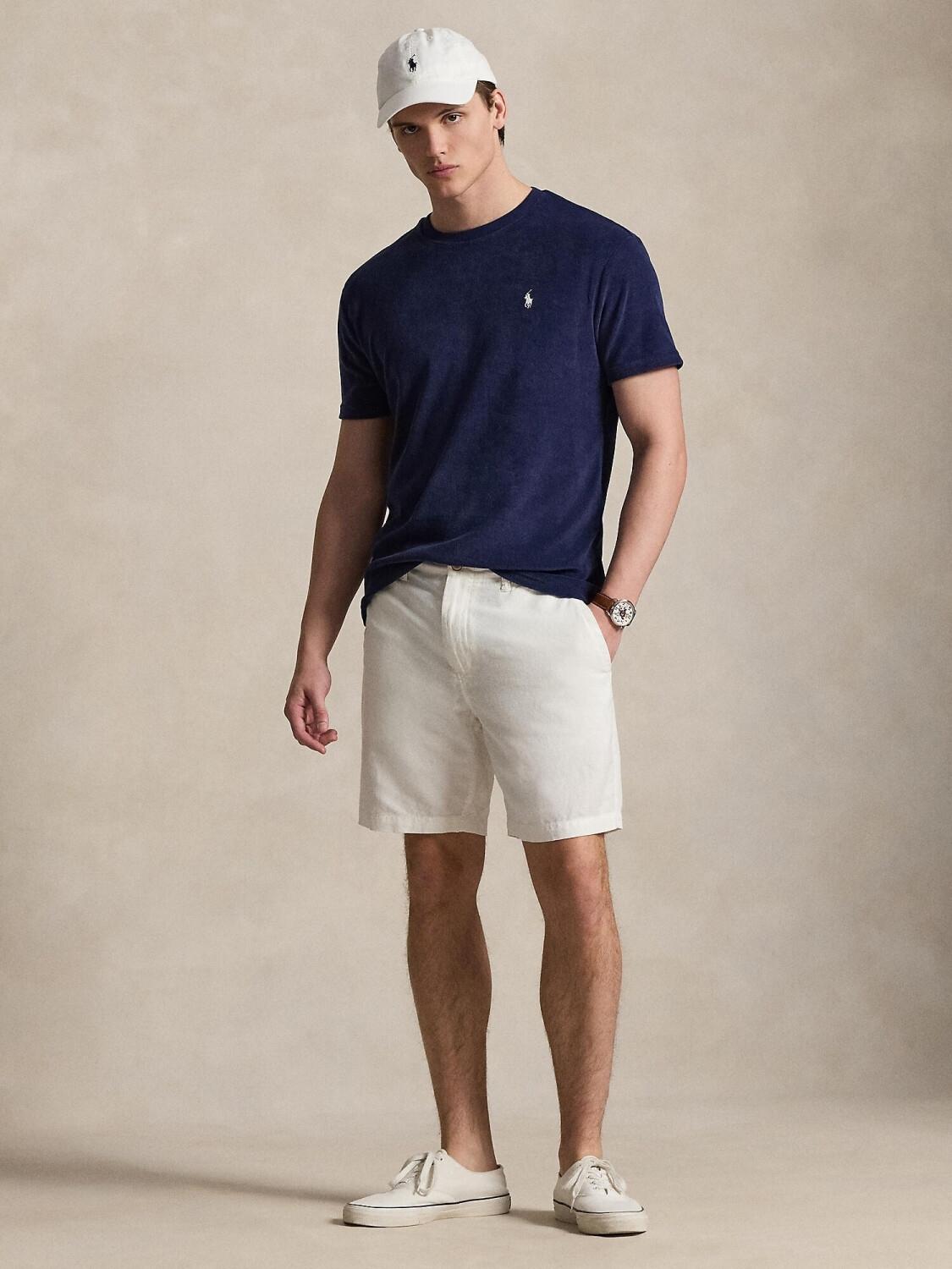 T-shirt uomo in spugna di cotone 710A12492 005 RALPH LAUREN