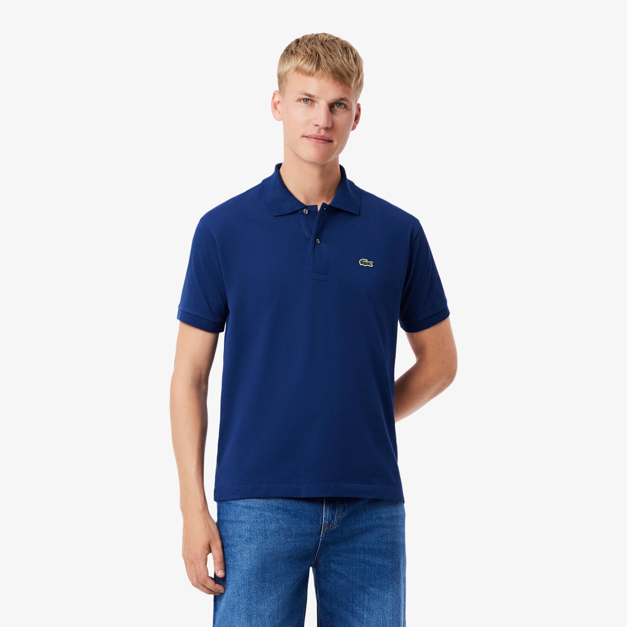 Polo uomo in cotone piquè manica corta 1212 F9F LACOSTE