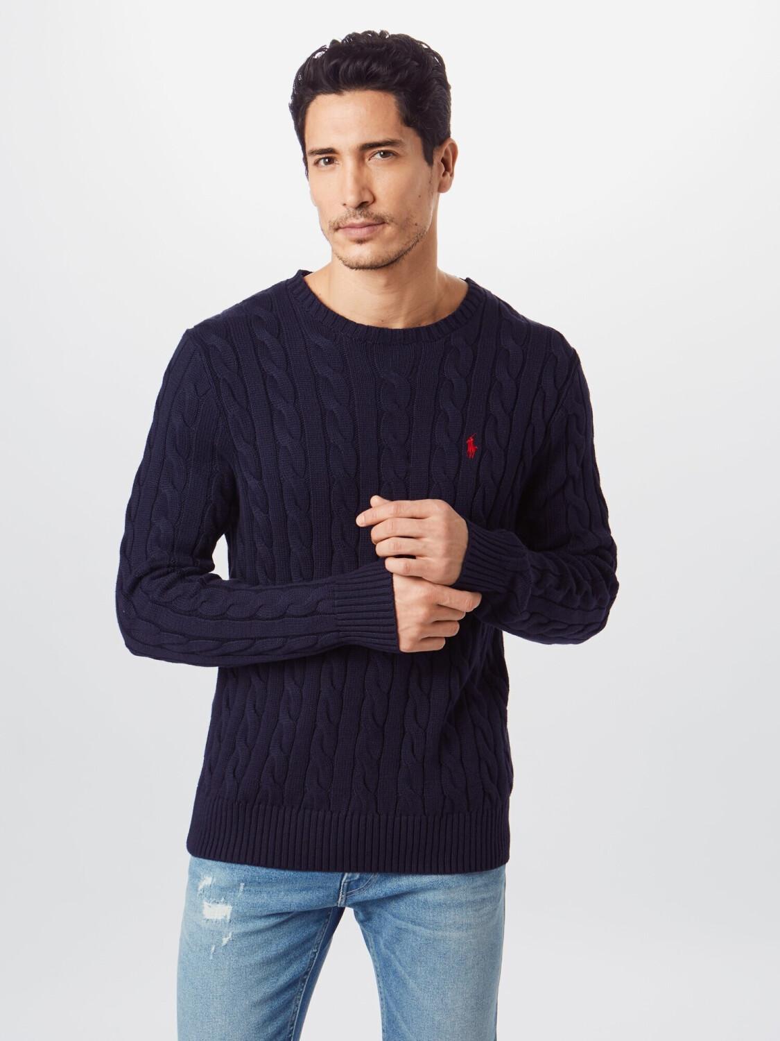 Maglia uomo in cotone motivo a trecce 710775885 001 RALPH LAUREN