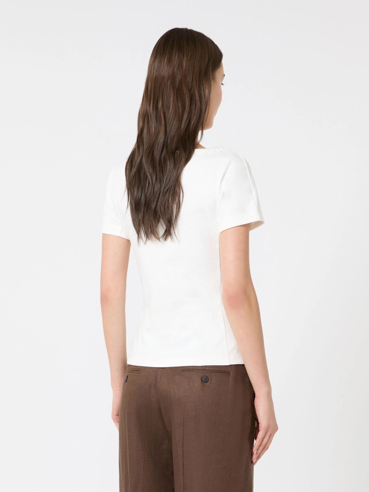 Top aderente in jersey - Bianco<BR/> WKDMULTIG 001 WEEKEND