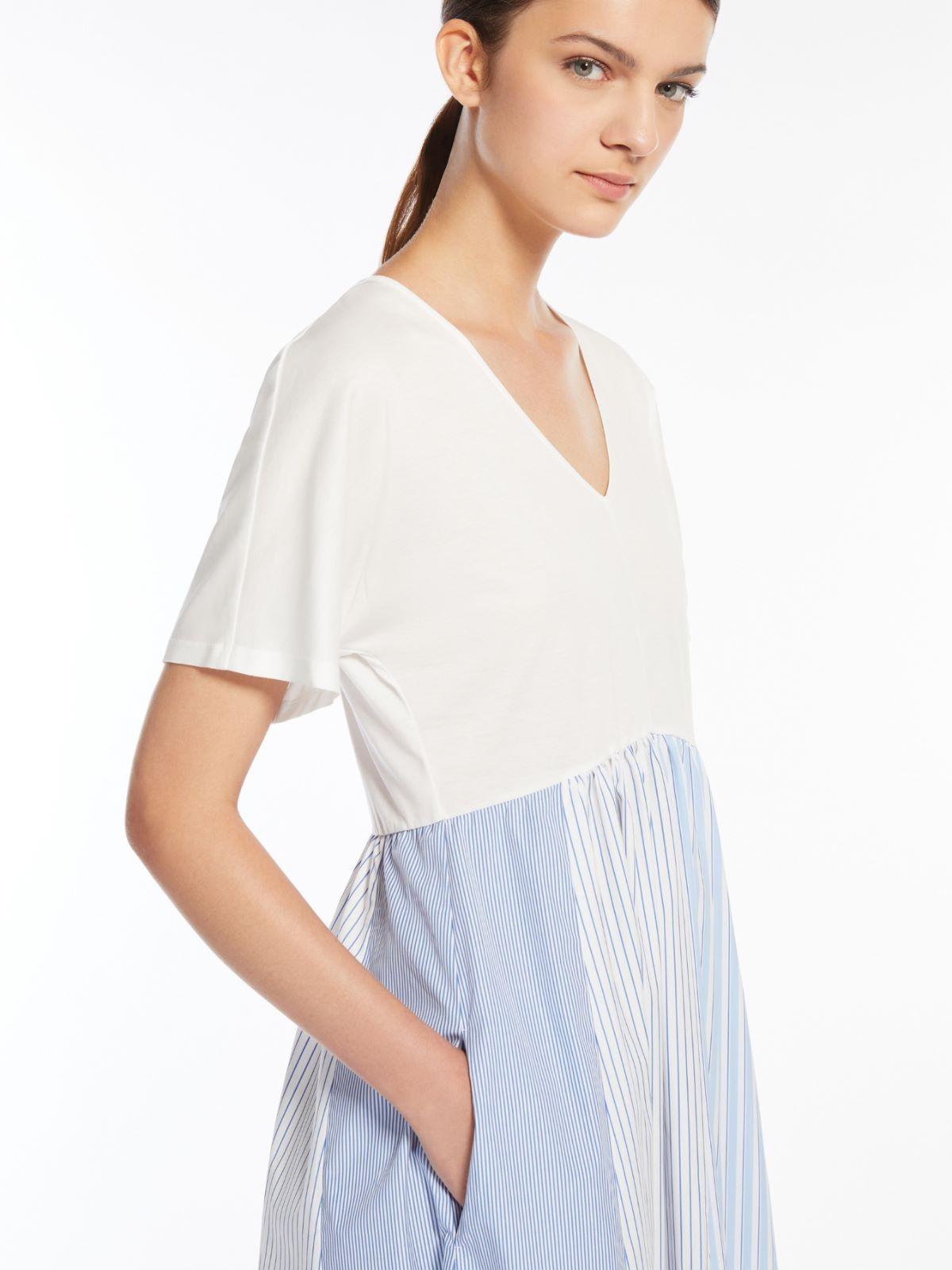 Abito donna in jersey di cotone dal volume ampio BRONZO 001 WEEKEND