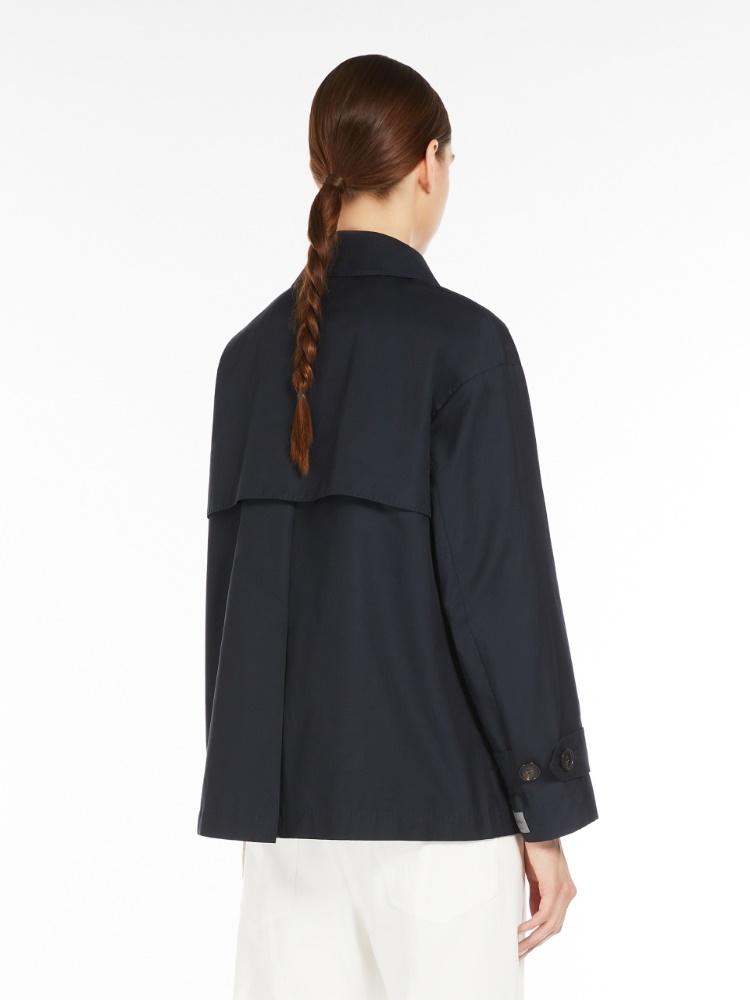 Trench donna corto in twill antigoccia ZENO 006 MAX MARA THE CUBE