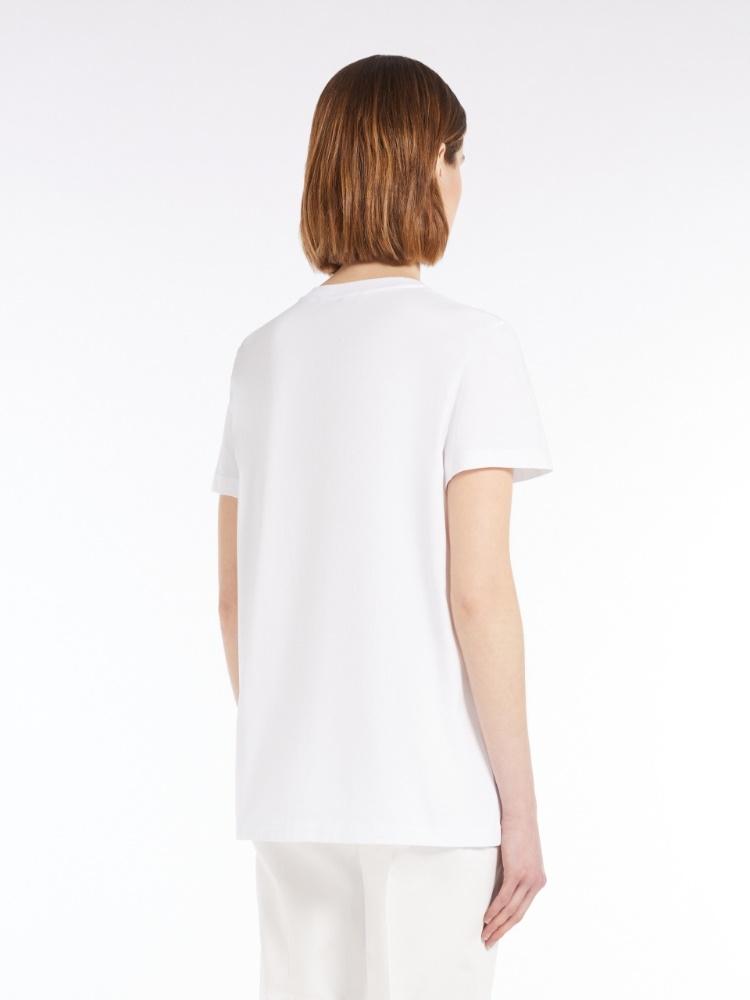 T-shirt MaxMarabesque in cotone<BR/> GIOVANE 011 MAX MARA