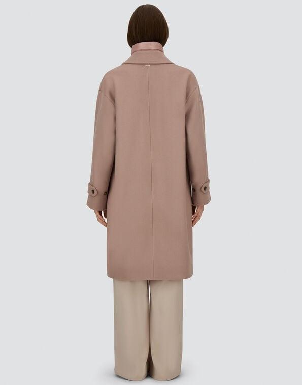 CAPPOTTO IN VELOUR WOOL CLOTH E NYLON ULTRALIGHT<BR/> CA000594D33477 4135 HERNO