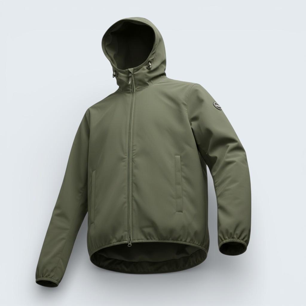 Giacca in softshell con cappuccio<BR/> 1861N6WV 769 COLMAR