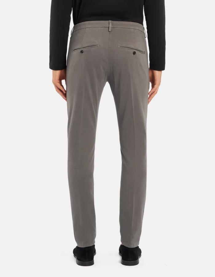 Pantaloni Gaubert slim in gabardina mano calda<BR/> UP235GSE043PTD 925 DONDUP