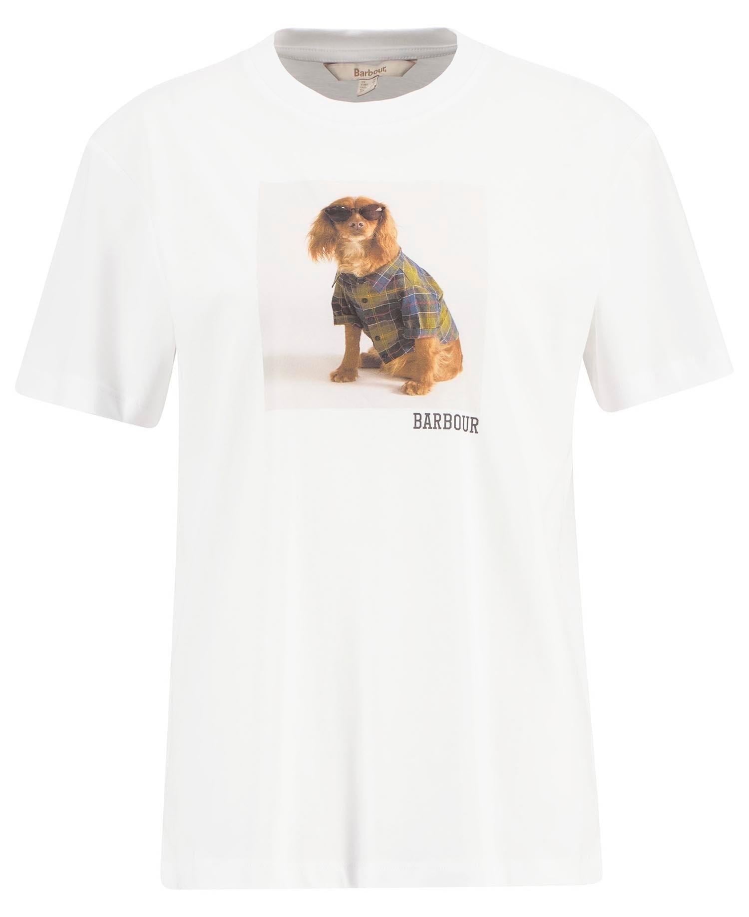 T-shirt Marine<BR/> LTS0716LTS WH11 BARBOUR