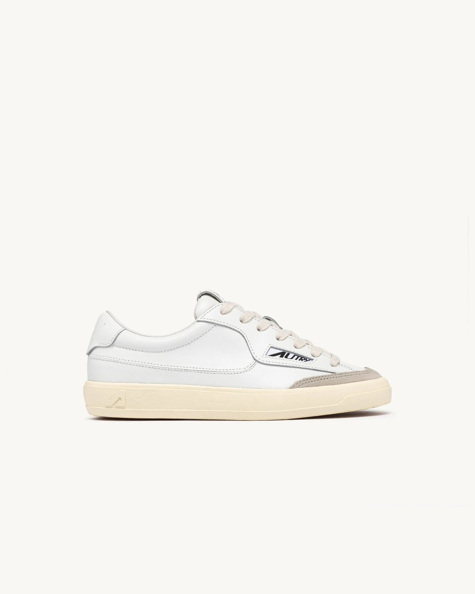 SNEAKERS WINDSCAPE LOW IN PELLE BIANCA<BR/> SCLM UK01 AUTRY ACTION SHOES