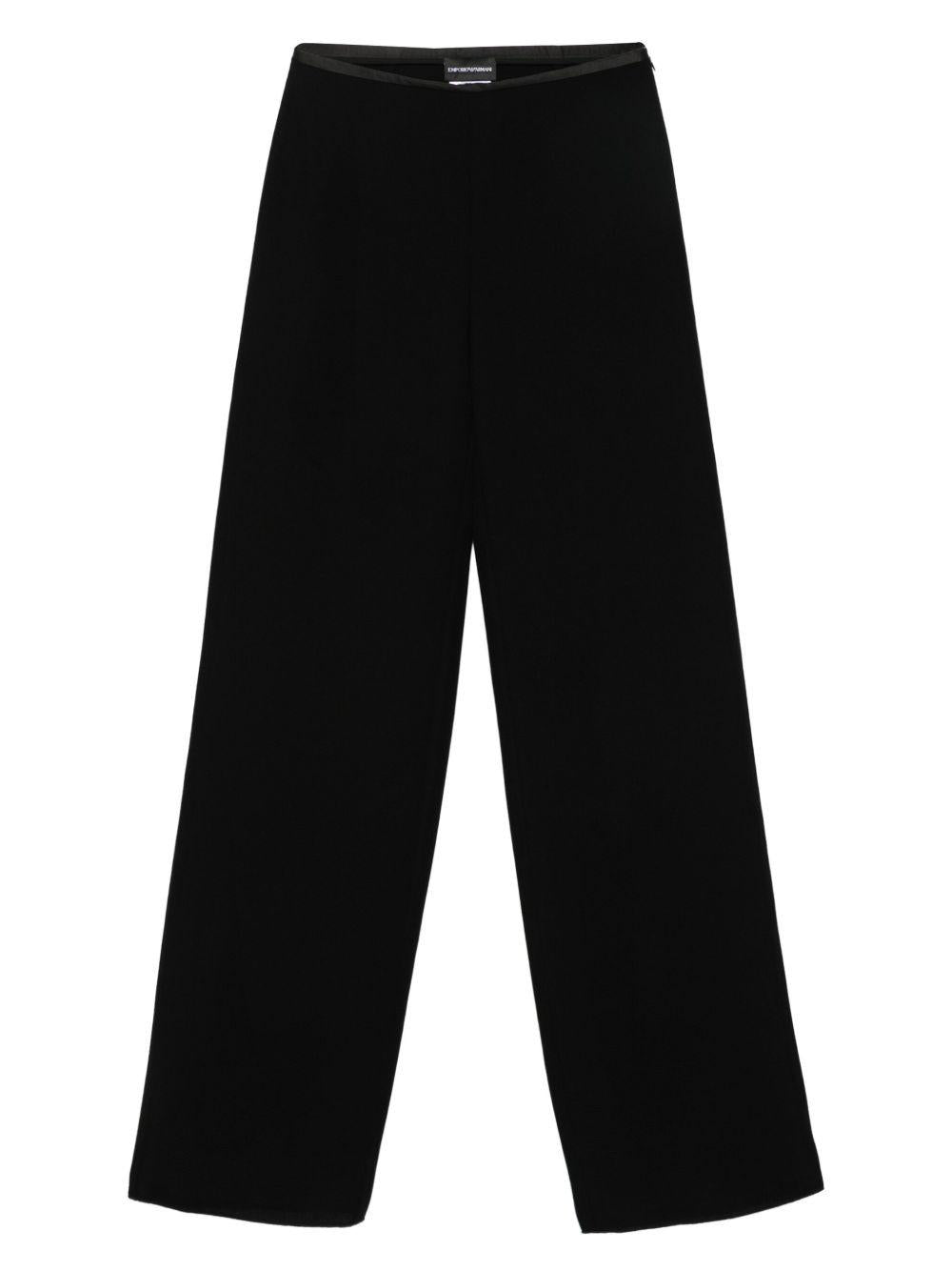 Pantaloni donna a gamba larga EW001145AF17481 UC001 ARMANI