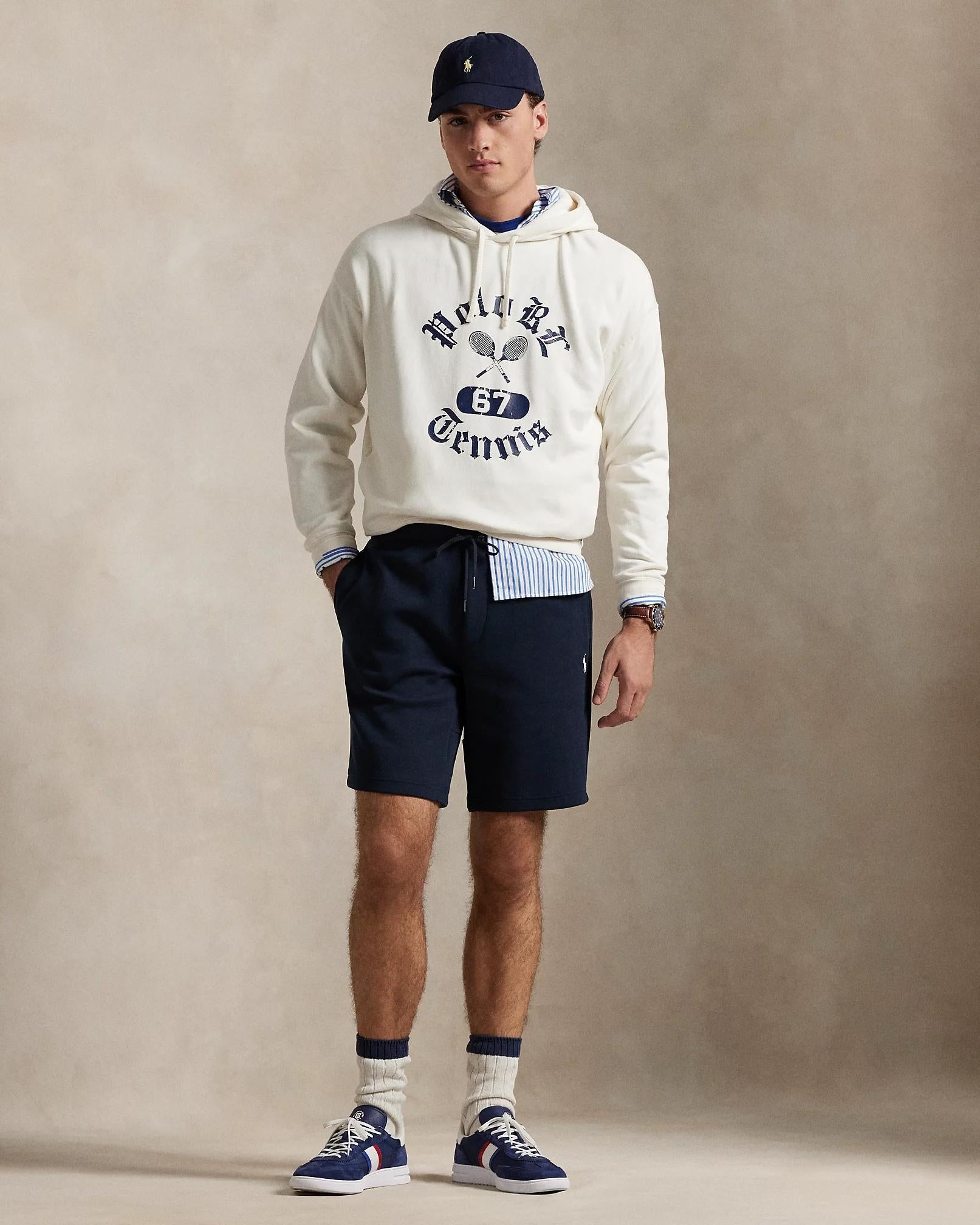 Short in misto cotone a maglia doppia <BR/> 710881520 002 RALPH LAUREN