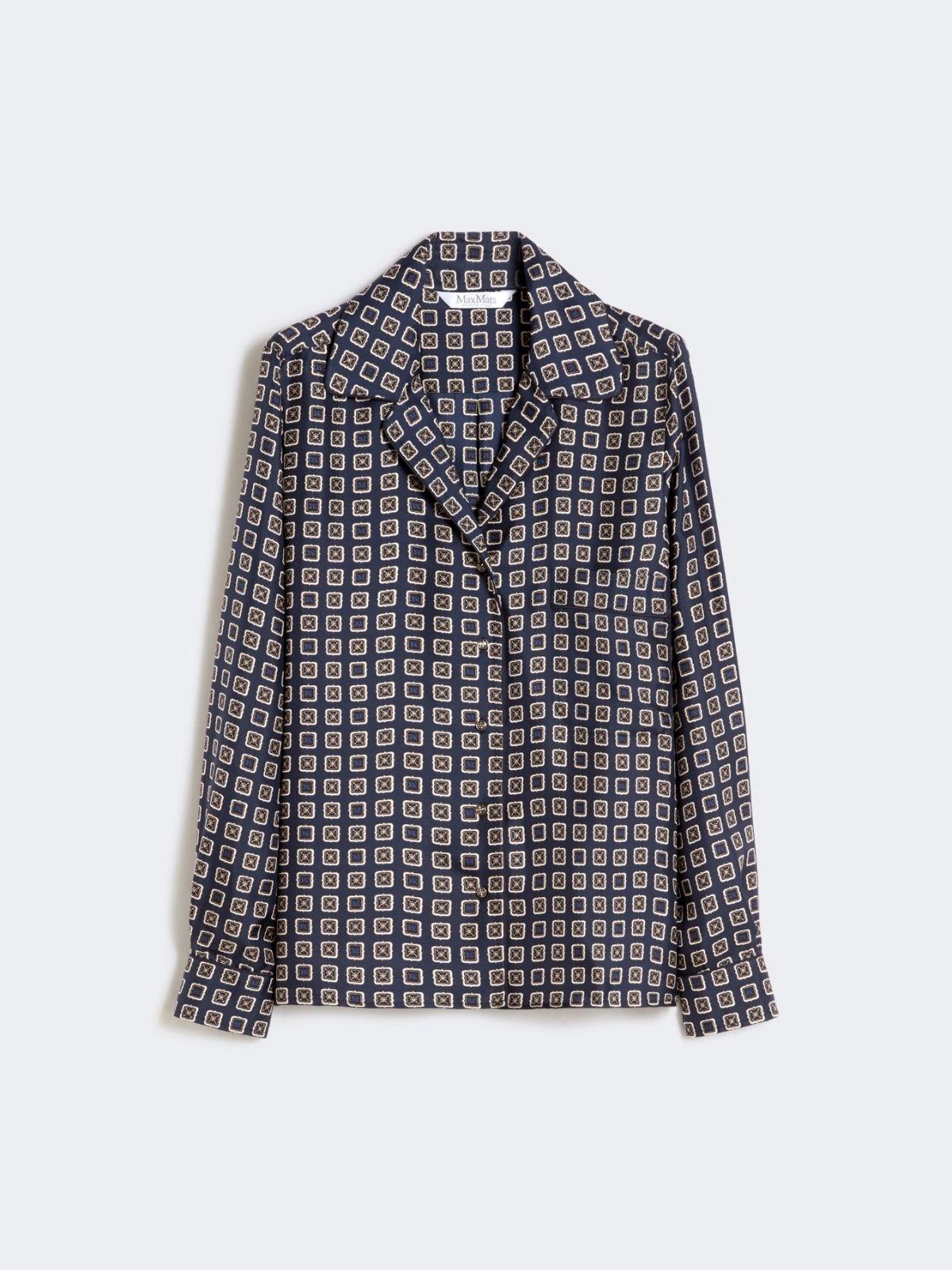 MXMDISCO<BR/>Camicia semiaderente in seta stampata MXMDISCO 002 MAX MARA