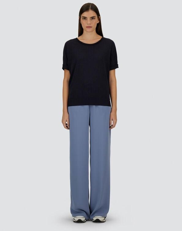 T-SHIRT IN GLAM KNIT EFFECT<BR/> JG000312D52056 9200 HERNO