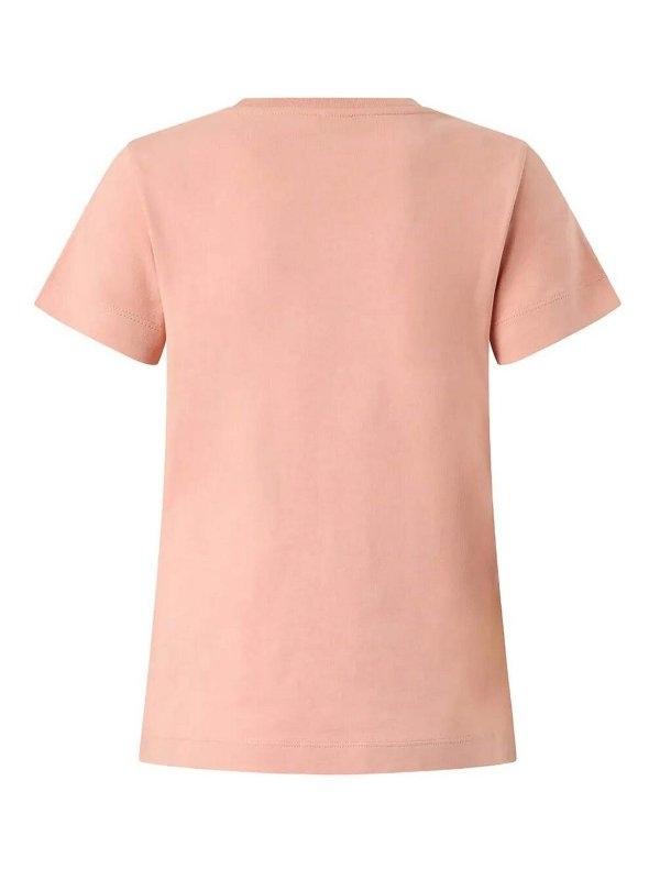 T-shirt con logo Love Birds<BR/> 100355A339 P92 PINKO
