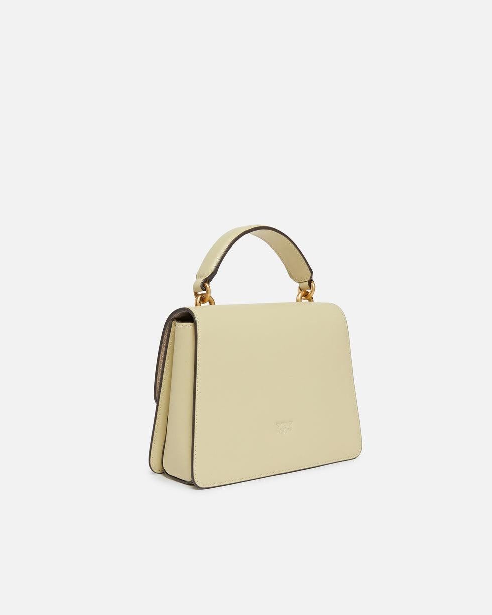 Borsa mini a mano Love Bag Top Handle in pelle<BR/> 100071A0F1 C39Q PINKO