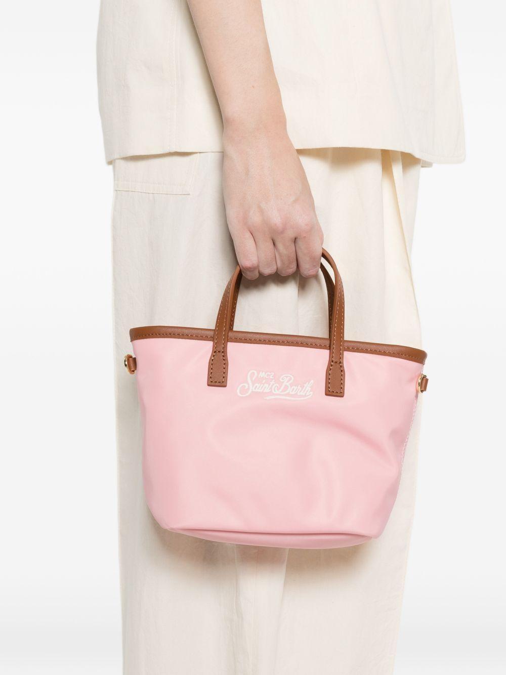 Borsa City mini in nylon rosa CB0005 01820L MC2 SAINT BARTH