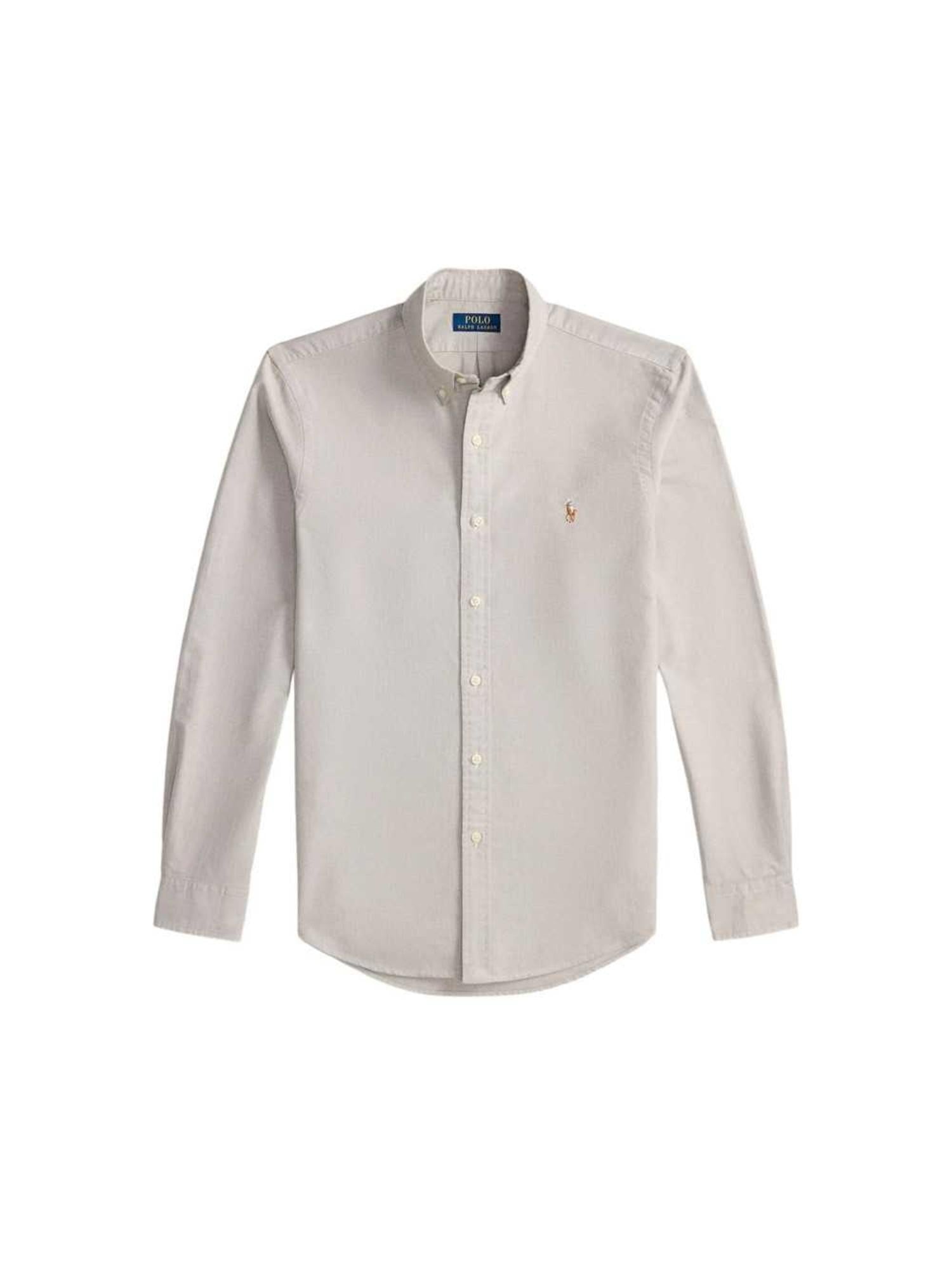 Camicia oxford in puro cotone 710805562 012 RALPH LAUREN