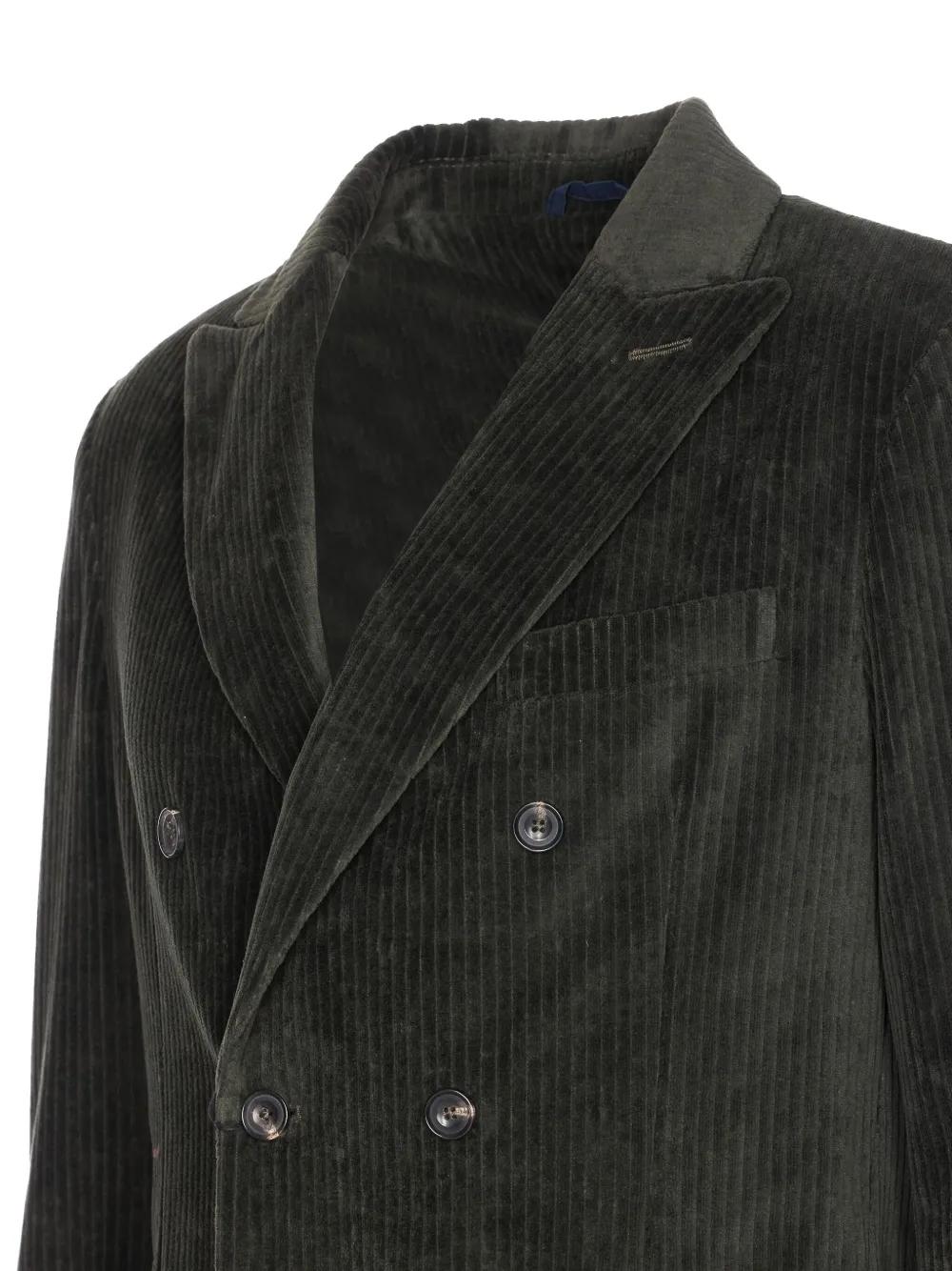 blazer doppiopetto in velluto a coste CN4963 G1207 CIRCOLO 1901