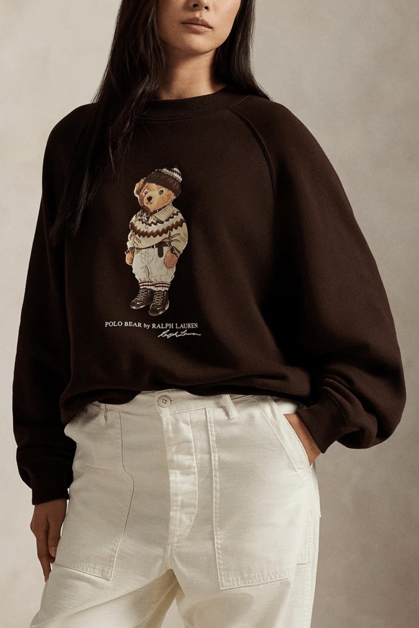 Felpa Polo Bear a girocollo 211A87105 001 RALPH LAUREN